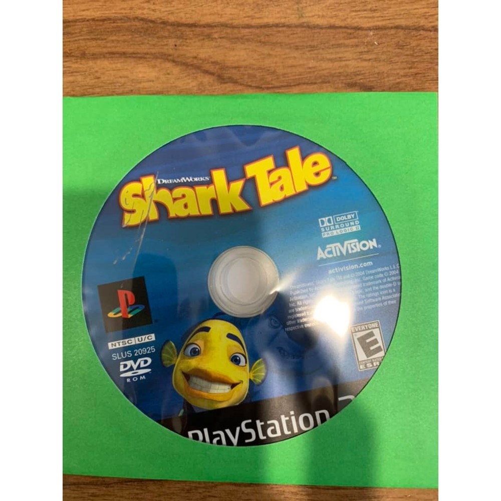 Shark Tale Activision PlayStation 2 PS 2 Disc Only Tested and Works!